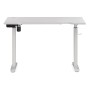Компьютерный стол Маркос с механизмом подъема 120х75х75 белый / белая шагрень