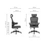 Компьютерное кресло Sprut dark gray