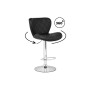 Барный стул Porch black / chrome
