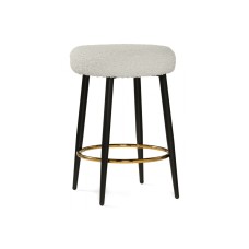 Барный стул Plato white fabric Барный стул Plato white fabric