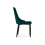 Стул на металлокаркасе Kora green / black