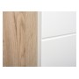 Шкаф Лайн 08.122 дуб серый craft K 002 PW / белый глянец пвх