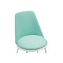 Стул на металлокаркасе Алдис катания лагун / белый матовый