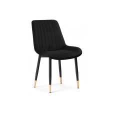 Стул на металлокаркасе Seda-1 black / gold / black