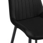 Стул на металлокаркасе Seda-1 black / gold / black