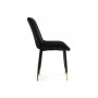 Стул на металлокаркасе Seda-1 black / gold / black