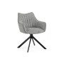 Стул на металлокаркасе Denever gray / black