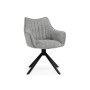 Стул на металлокаркасе Denever gray / black