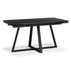 Керамический стол Памелла 120(180)х80 shakespeare black / черный