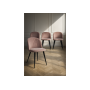 Стул на металлокаркасе Gabi 1 light purple / black