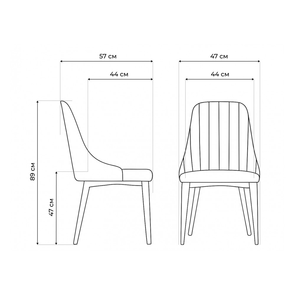 Стул на металлокаркасе Kora green / black Стул на металлокаркасе Kora green / black