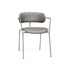 Стул на металлокаркасе Маки бежевый / серый матовый Стул на металлокаркасе Маки бежевый / серый матовый