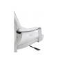 Офисное кресло Sarabi white / satin chrome