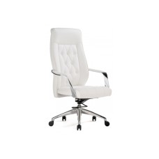 Офисное кресло Sarabi white / satin chrome