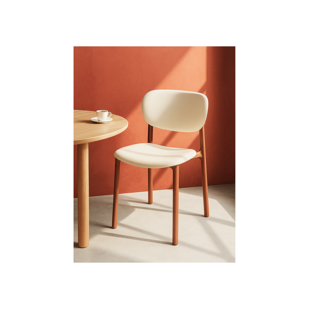 Пластиковый стул Mokka brown / milky Пластиковый стул Mokka brown / milky