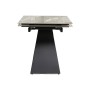 Керамический стол Хорсборо 140(200)х80х79 dyna fantasico grey / черный