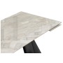 Керамический стол Хорсборо 140(200)х80х79 dyna fantasico grey / черный