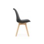 Стул деревянный Bonuss dark gray / wood