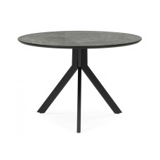 Керамический стол Том 110 dolmen cris sahara / черный