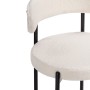 Стул на металлокаркасе Rudi white / black