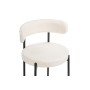 Стул на металлокаркасе Rudi white / black