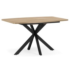 Стол деревянный Индиана 130x80 дуб кунео / черный