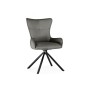 Стул на металлокаркасе Chicago light gray / black