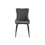 Стул на металлокаркасе Lado gray / black