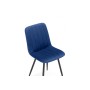 Стул на металлокаркасе Дани синий (zd 798) / черный np