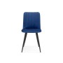 Стул на металлокаркасе Дани синий (zd 798) / черный np
