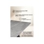 Керамический стол Вейв 140(200)х80 серый мрамор larka grey / черный