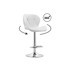 Барный стул Trio white / chrome