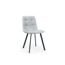 Стул на металлокаркасе Чилли светло-серый / черный