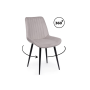Стул на металлокаркасе Седа 360 латте (zd 290) / черный np