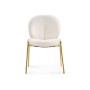 Стул на металлокаркасе Kalipso 1 white / gold