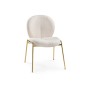 Стул на металлокаркасе Kalipso 1 white / gold