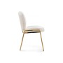 Стул на металлокаркасе Kalipso 1 white / gold