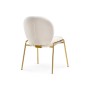 Стул на металлокаркасе Kalipso 1 white / gold