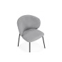 Стул на металлокаркасе Рикко серый (81 cloud) / черный