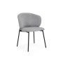 Стул на металлокаркасе Рикко серый (81 cloud) / черный
