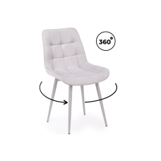 Стул на металлокаркасе Челси 360 К светло-серый (zd 960) / серый np