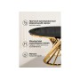 Стол стеклянный Twist gold / black