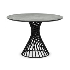 Керамический стол Вивиен 110 dolmen cris sahara / черный Керамический стол Вивиен 110 dolmen cris sahara / черный