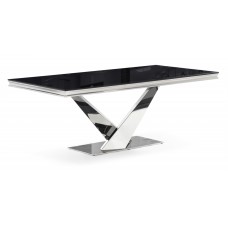 Стол стеклянный Levon 200x100x75 black Стол стеклянный Levon 200x100x75 black