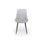 Стул на металлокаркасе Седа 360 светло-серый (zd 960) / черный np