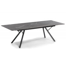 Керамический стол Ворен 180(240)x90 nero markina / черный