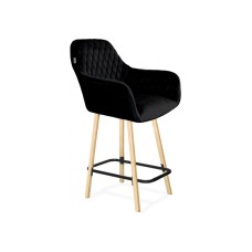 Барный стул Sheffilton SHT-ST38/S94-1 ночное затмение / прозрачный лак / черный муар Барный стул Sheffilton SHT-ST38/S94-1 ночное затмение / прозрачный лак / черный муар