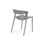Пластиковый стул Градно жесткий серый Пластиковый стул Градно жесткий серый