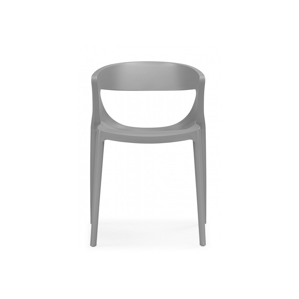 Пластиковый стул Градно жесткий серый Пластиковый стул Градно жесткий серый