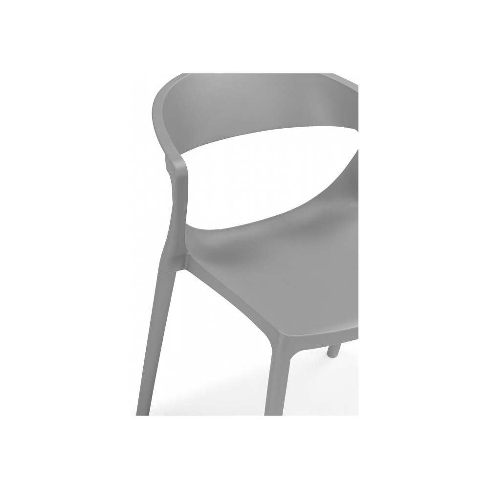 Пластиковый стул Градно жесткий серый Пластиковый стул Градно жесткий серый